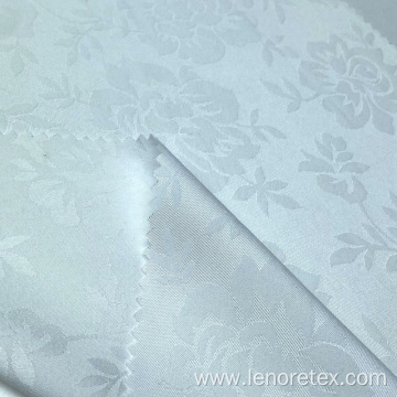 Polyester Stretch 50D Woven Matte Satin Jacquard Fabric